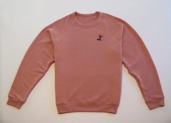 Jean-Jacques Classic lightweight Crewneck sweatshirt, Mauve