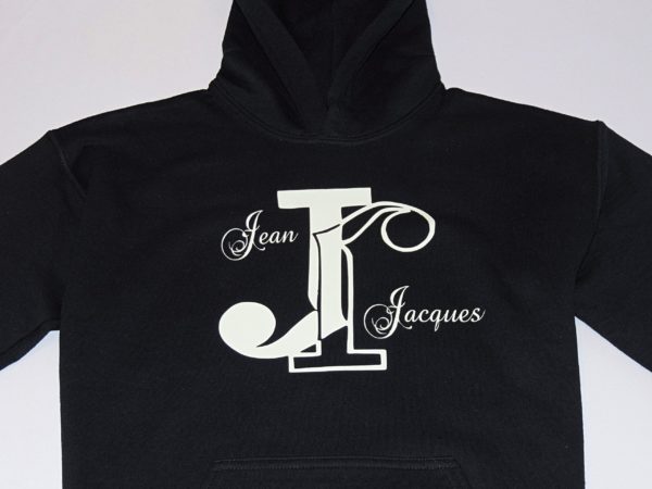 Jean-Jacques Youth Signature Hooded Sweatshirt, Glow in the dark