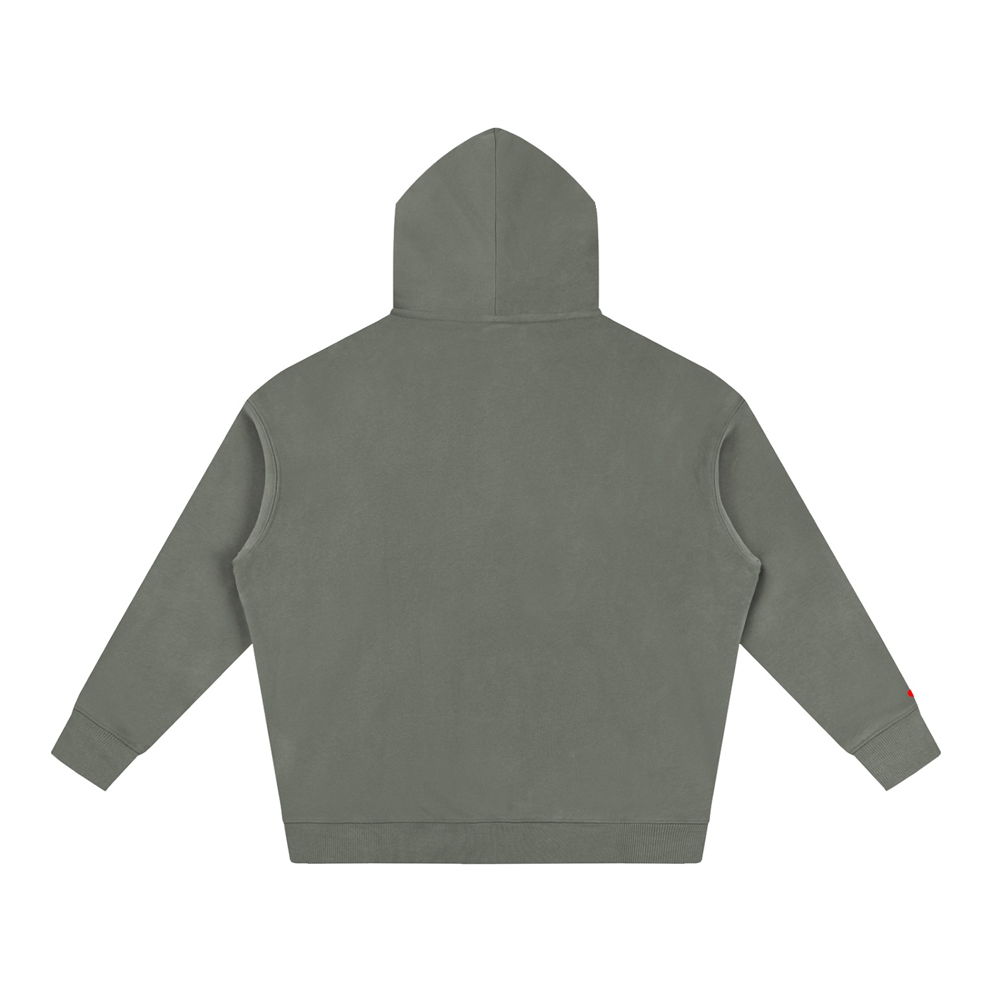 Anchor and Cross Oversized Fleece Hooded Sweatshirt - Image 2
