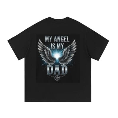 "My Angel Is My Dad" Guardian Angel Memorial T-Shirt | Remembrance Tee