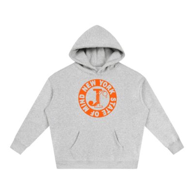 New York State of Mind Graphic Hoodie – Orange Seal Pullover
